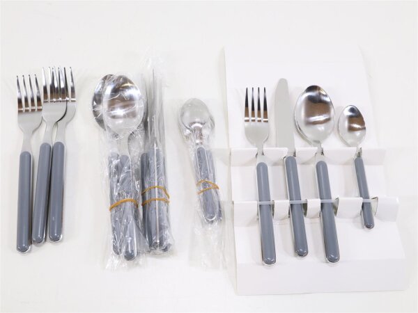 Brunner Delice Besteck-Set, 16-teilig, grau Campingbesteck