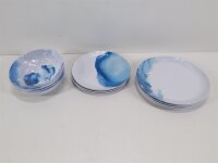 Flamefield Deep Sea Geschirrset 12-teilig Camping Melamin