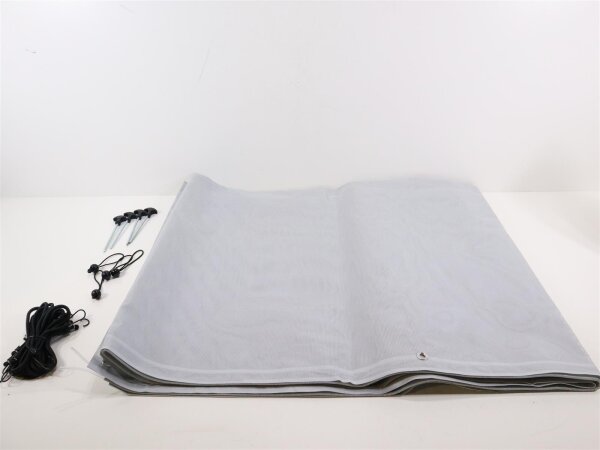 Travellife Atina Sonnenschutzwand, 430x175cm, hellgrau für Markise