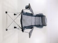 Travellife Barletta Cross Faltstuhl, 2D-Mesh, grau...