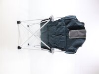 Travellife Barletta Cross Faltstuhl, 2D-Mesh, grau Campingstuhl