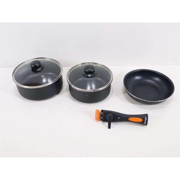 Vango Gourmet Kochset, 6-teilig, schwarz Camping Outdoor