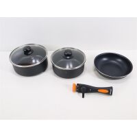 Vango Gourmet Kochset, 6-teilig, schwarz Camping Outdoor
