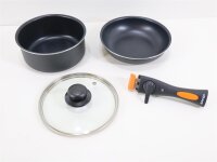 Vango Gourmet Kochset, 6-teilig, schwarz Camping Outdoor