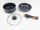 Vango Gourmet Kochset, 6-teilig, schwarz Camping Outdoor
