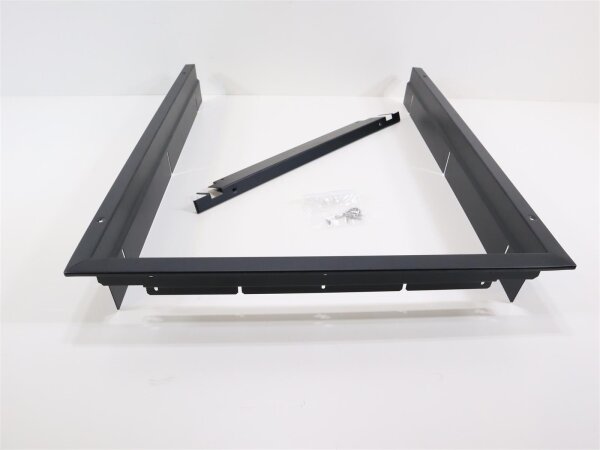 Vitrifrigo Einbaurahmen für C115i Kompressor-Kühlschrank, schwarz