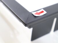 Vitrifrigo Einbaurahmen für C115i Kompressor-Kühlschrank, schwarz