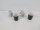 Camp4 Black White Premium Geschirrset, 15-teilig