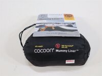 Cocoon MummyLiner Reiseschlafsack Innenschlafsack Inlett 241cm Thermolite Silkweight grau
