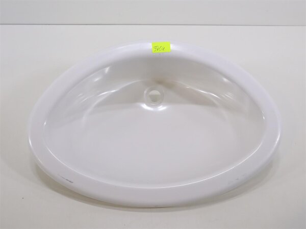 Comet Oval Maxi Waschbecken Waschtisch 500x340mm Wohnwagen Wohnmobil weiß