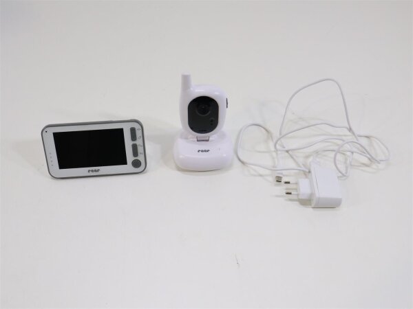 Reer 80430 Babyphone mit Kamera Funk 2,4GHz Nachtsicht strahlungsarm weiß