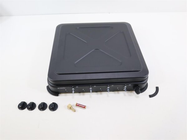Mestic MGC-400 Gaskocher, 30mbar, schwarz Campingkocher