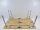 Outwell Custer Campingtisch, Bambus, 120x70x49/70cm