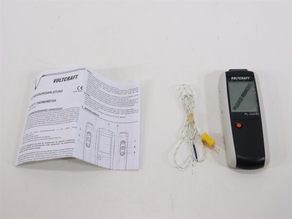 Voltcraft PL-120 T1 Temperatur-Messgerät -200 bis +1372 °C Digital-Thermometer