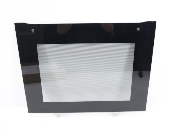 Frontglasscheibe, schwarz, für BOSCH Edelstahl Backofen Geräte 00771899