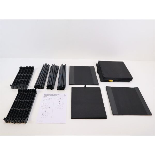 BO-CAMP Faltschrank Troutman Campingschrank Stoff Schrank Schubladen