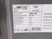 Clatronic Mikrowelle mit Grill MWG 792 schwarz 20 L 800 W Grill