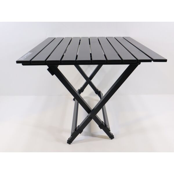Eurotrail Epinal Alu-Klapptisch, aluminium, schwarz, Large Campingtisch