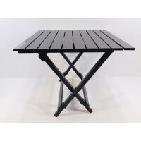 Eurotrail Epinal Alu-Klapptisch, aluminium, schwarz, Large Campingtisch
