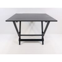 Eurotrail Epinal Alu-Klapptisch, aluminium, schwarz, Large Campingtisch