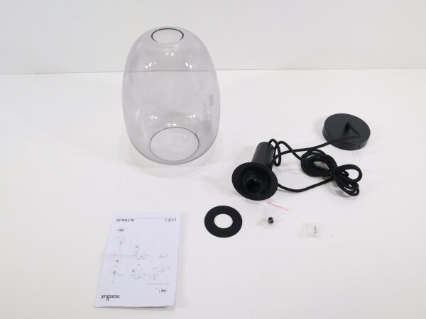Nordlux Alton 23 Pendelleuchte, 60 Watt E27 schwarz 47303047 Hängelampe