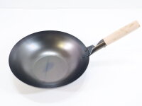 Origin Outdoors Wokpfanne, Carbonstahl, Ø30cm Campingpfanne