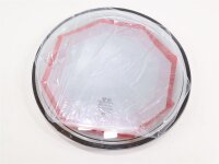Polyplastic Bullauge, starre Scheibe, grau, Ø362mm