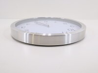 TFA Dostmann 60.3545.02 Funk Wanduhr 40 cm x 5 cm x 40 cm Silber