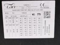 Can PV1352 Gaskochfeld, 30mbar, 3-flammig