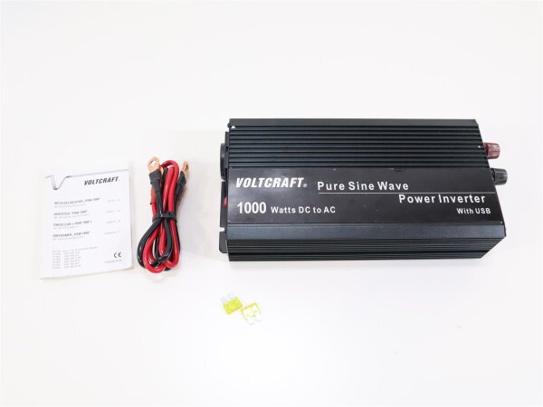 VOLTCRAFT Wechselrichter PSW 1000-24-G 1000 W 24 V/DC - 230 V/AC reine