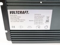 VOLTCRAFT Wechselrichter PSW 1000-24-G 1000 W 24 V/DC - 230 V/AC reine