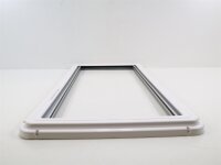 Carbest 319161 Innenrollo Verdunkelung Insektenschutz mit Rahmen RW VAN Camping 900x450mm weiß