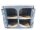Camp4 Bamboo Quick High Campingküche Reiseküche Campingschrank 100x49x82cm anthrazit