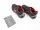 1 Paar Albatros GRID LOW SRC Sicherheitsschuhe Arbeitsschuhe S3 W11 Größe 38 Fiberglas schwarz rot
