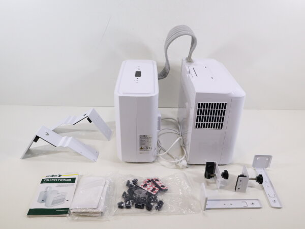Brunner Polarys Twinair 5000 Split-Klimaanlage Klimagerät BTU/1460W Caravan Camping Wohnmobil weiß