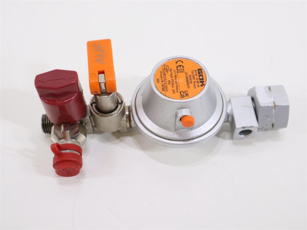 GOK Regleranlage (Komb.A x RVS 8), 1,0kg/h, 50mbar für Gastanks