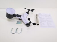 Eurochron EC-3802394 Kombi-Sensor Außensensor Thermosensor für EFWS 2900 schwarz weiß