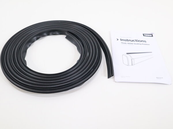 Thule Sealing Rubber Abdichtgummi Abdichtungsband 450cm für Markise Omnistor 4200 Camping Wohnwagen anthrazit