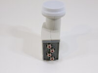 Kathrein KEL 444 Universal Quad-LNB 4 Teilnehmer 40mm Feedaufnahme grau weiß