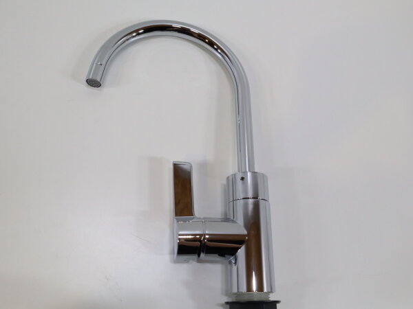 Comet Lucca Einhebelmischer Wasserarmatur Wasserhahn mit Schalter bis 3bar Campingwagen Wohnmobil chrom