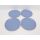 Koziol Club Organic Teller, Ø26cm, 4-teilig, blau