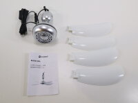 Outwell Christianos Camping Ventilator Ø58cm 230V silver/grau