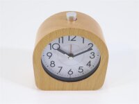 TFA Dostmann 60.1038.05 Quarz Wecker Buche Alarmzeit