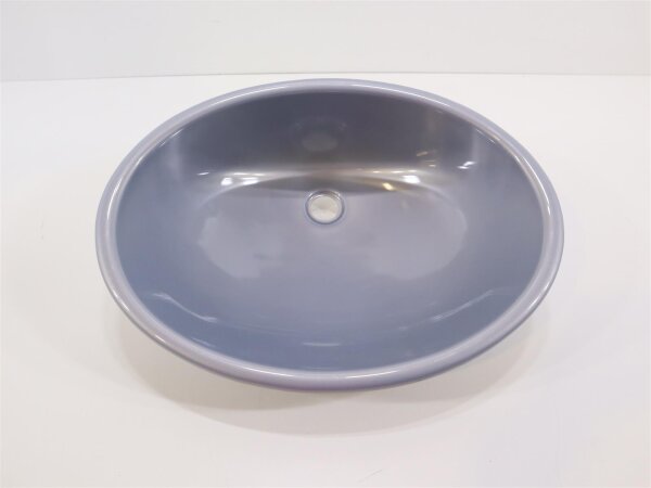 Carysan Waschbecken, oval 440x270x150mm, silber