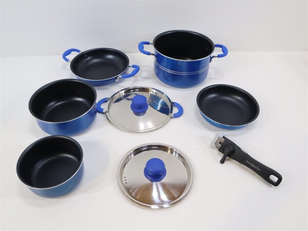 Brunner Skipper Kochtopfset, Aluminium, 9-teilig, Ø20cm Camping Outdoor