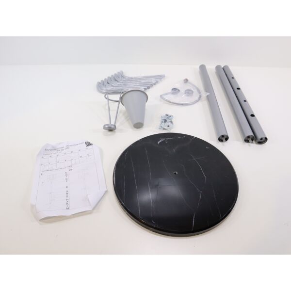 ALCO Garderobenständer 2802 8 Haken 40 cm x 172 mm Metall