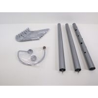 ALCO Garderobenständer 2802 8 Haken 40 cm x 172 mm...