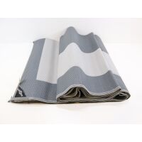 Brunner Balmat Zeltteppich, 250x400cm, grau/weiß Vorzelt Campingteppich