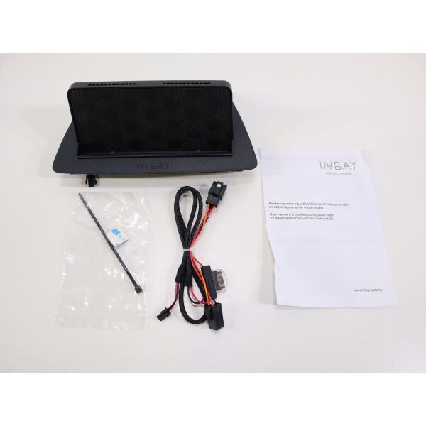 Caratec Smartphone Halterung Ablage mit Induktivladung für Ford Transit ab Bj. 2019/07