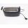Clatronic TA 3802 4-Scheiben-Toaster Schwarz Brötchenaufsatz
